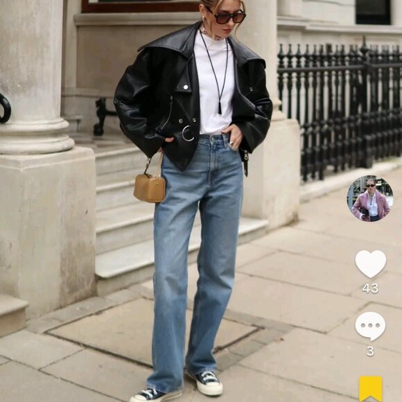 COS Column Jeans Light Blue Wash LIKE NEW! - Picture 9 of 17